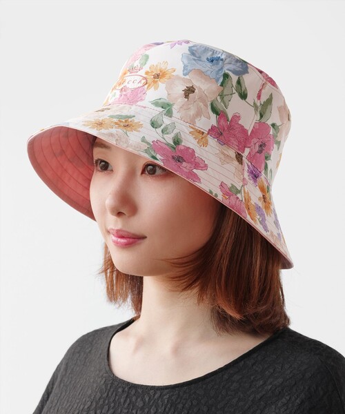 TOCCA(トッカ)の「BOTANICAL GARDEN PARTY BUCKETHAT バケットハット(ハット・レディース・ピンク系/アイボリー系・F)」の9枚目の写真