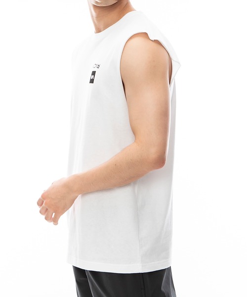 RVCA（ルーカ）の「RVCA UP STATE  CUTOFF TANK（タンクトップ・メンズ・ホワイト/ブラック・L/M）」の11枚目の写真