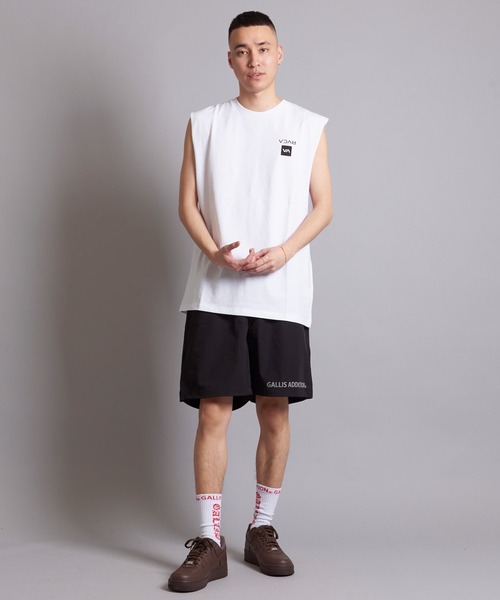 RVCA（ルーカ）の「RVCA UP STATE  CUTOFF TANK（タンクトップ・メンズ・ホワイト/ブラック・L/M）」の22枚目の写真