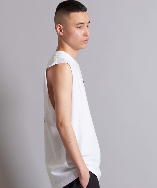 RVCA（ルーカ）の「RVCA UP STATE  CUTOFF TANK（タンクトップ・メンズ・ホワイト/ブラック・L/M）」の17枚目の写真