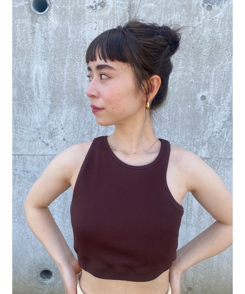 emmi（エミ）の「アシンメトリーブラトップ（タンクトップ