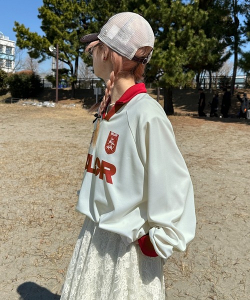 sedacle(セダクル)の「アソートユニフォームデザインプルオーバー(Tシャツ/カットソー・メンズ・オフホワイト/ピンク/アイボリー/ブラック/ブルー/グレー・SMALL/LARGE/MEDIUM)」の15枚目の写真