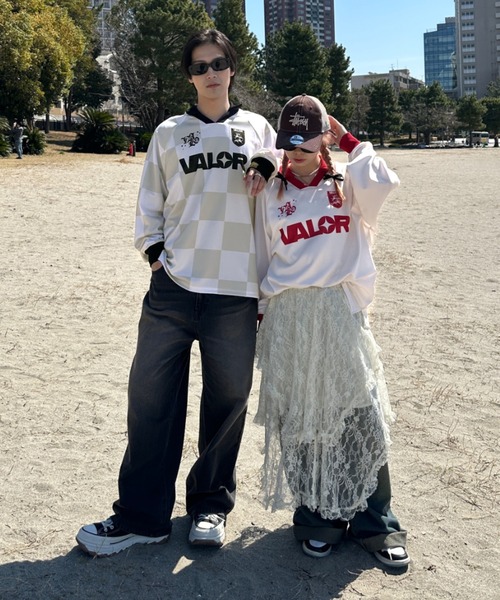 sedacle(セダクル)の「アソートユニフォームデザインプルオーバー(Tシャツ/カットソー・メンズ・オフホワイト/ピンク/アイボリー/ブラック/ブルー/グレー・SMALL/LARGE/MEDIUM)」の16枚目の写真