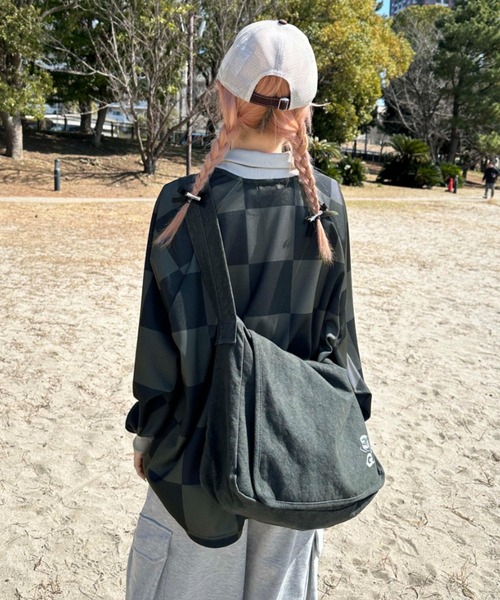 sedacle(セダクル)の「アソートユニフォームデザインプルオーバー(Tシャツ/カットソー・メンズ・オフホワイト/ピンク/アイボリー/ブラック/ブルー/グレー・SMALL/LARGE/MEDIUM)」の8枚目の写真