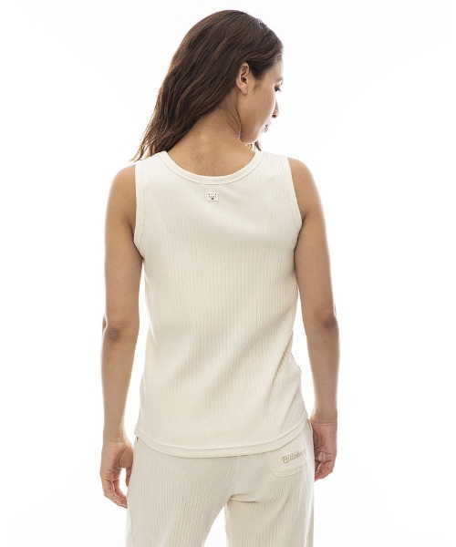 BILLABONG(ビラボン)の「BILLABONG レディース 【CHILLWEAR】 RIB TANK タンクトップ 【2024年春夏モデル】/ビラボン(タンクトップ・レディース・ブラック/グリーン系その他/アイボリー・MEDIUM)」の5枚目の写真
