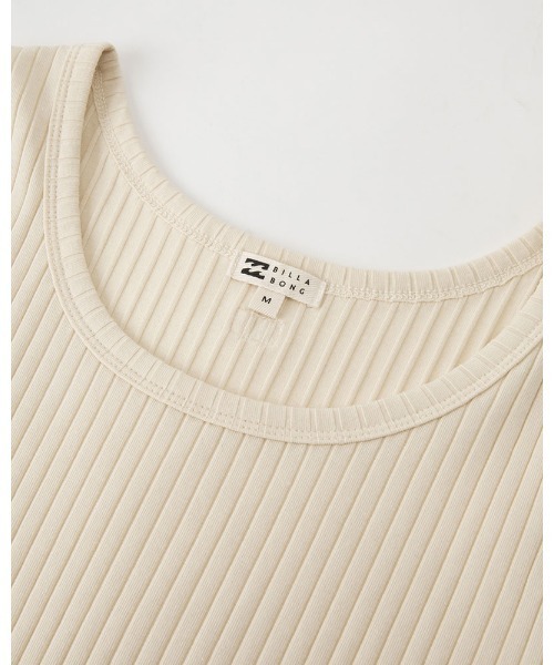 BILLABONG(ビラボン)の「BILLABONG レディース 【CHILLWEAR】 RIB TANK タンクトップ 【2024年春夏モデル】/ビラボン(タンクトップ・レディース・ブラック/グリーン系その他/アイボリー・MEDIUM)」の8枚目の写真