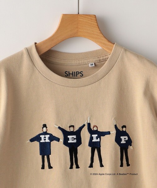 3【希少　ビートルズ　Tシャツ「Beatles For Sale」】Ships WEB限定】SHIPS: THE BEATLES ヴィンテージライク エンブロイ