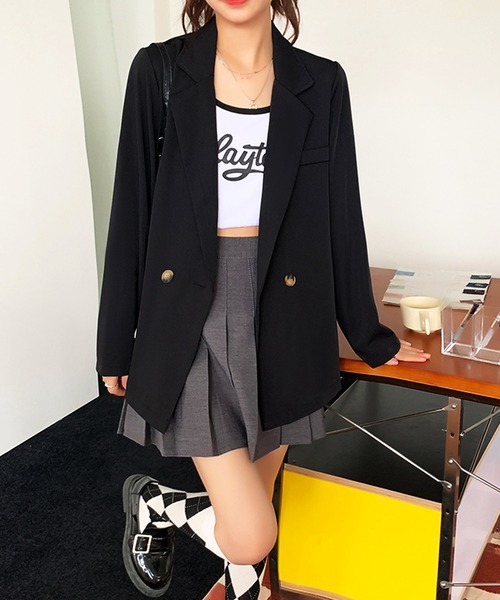 テーラードジャケット（テーラードジャケット）｜Dewlily（デュー