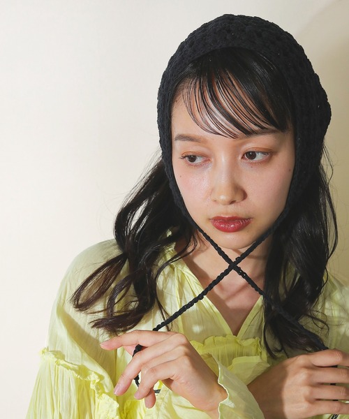 セール】クロシェ ナチュラル バブーシュカ（ニットキャップ/ビーニー