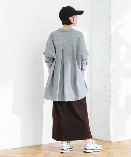 F by ROSSO（エフバイロッソ）の「F by ROSSO　カップ付スクエアネックキャミワンピース（ワンピース・レディース・ブラック/ブラウン・36/38）」の6枚目の写真