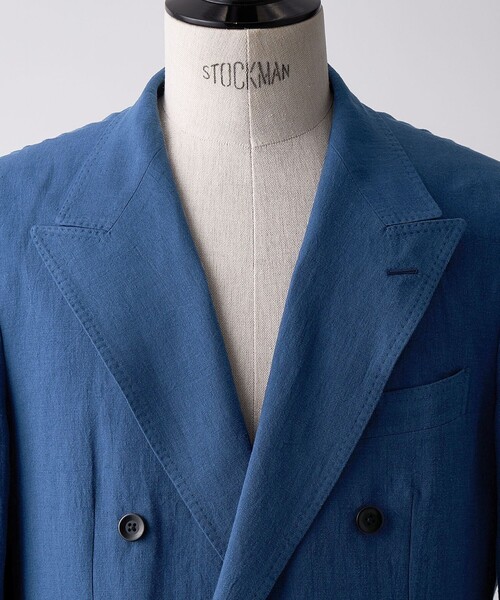 【極美品 サマーコットン XL】ユナイテッドアローズ　テーラードジャケット　青 UNITED ARROWS｜ユナイテッドアローズのテーラードジャケット（ブルー