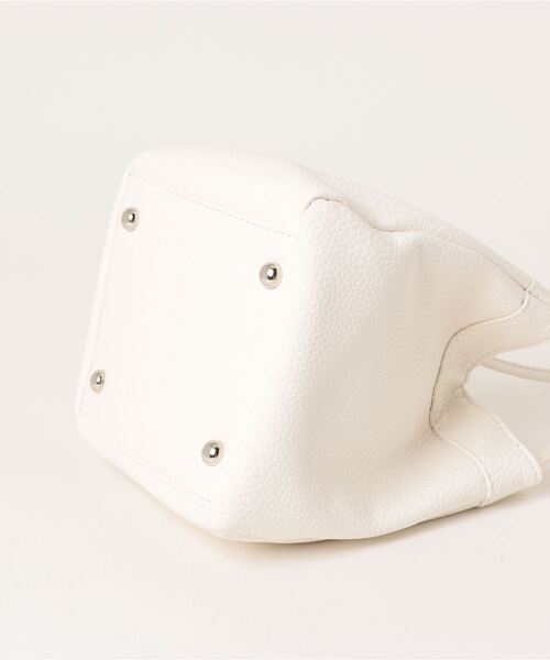Mignonjour(ミニョンジュール)の「Mignonjour/スクエアハンドバッグ M2387(ハンドバッグ・レディース・ピンク/グリーン/ホワイト/シルバー/ブラック・FREE)」の22枚目の写真