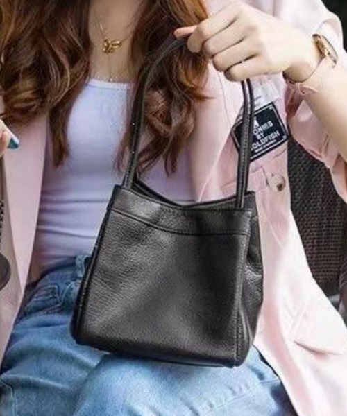 Mignonjour(ミニョンジュール)の「Mignonjour/スクエアハンドバッグ M2387(ハンドバッグ・レディース・ピンク/グリーン/ホワイト/シルバー/ブラック・FREE)」の3枚目の写真