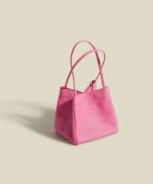 Mignonjour(ミニョンジュール)の「Mignonjour/スクエアハンドバッグ M2387(ハンドバッグ・レディース・ピンク/グリーン/ホワイト/シルバー/ブラック・FREE)」の13枚目の写真