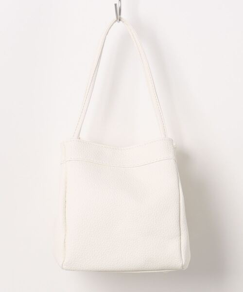 Mignonjour(ミニョンジュール)の「Mignonjour/スクエアハンドバッグ M2387(ハンドバッグ・レディース・ピンク/グリーン/ホワイト/シルバー/ブラック・FREE)」の16枚目の写真