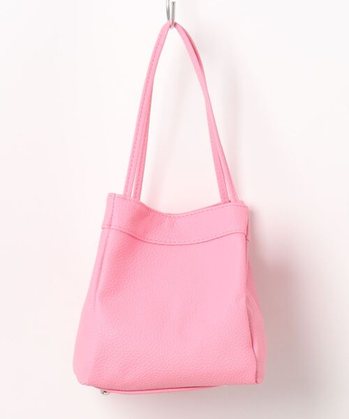 Mignonjour(ミニョンジュール)の「Mignonjour/スクエアハンドバッグ M2387(ハンドバッグ・レディース・ピンク/グリーン/ホワイト/シルバー/ブラック・FREE)」の20枚目の写真