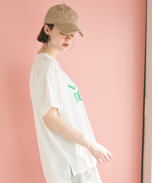 coca（coca）（コカ）の「ワンポイント刺繍キャップ（キャップ・レディース・チャコール/ベージュ・ONE SIZE）」の10枚目の写真