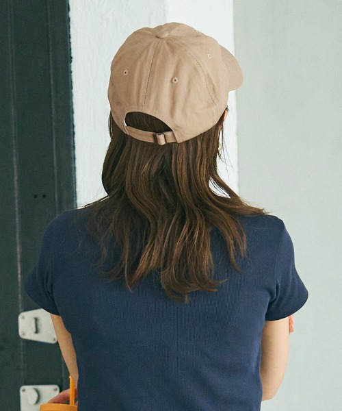 coca（coca）（コカ）の「ワンポイント刺繍キャップ（キャップ・レディース・チャコール/ベージュ・ONE SIZE）」の13枚目の写真