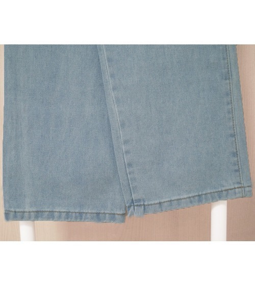 Miniministore(ミニミニストア)の「ストレートデニムパンツ ハイウエスト(デニムパンツ・レディース・サックスブルー・M/S/L)」の11枚目の写真