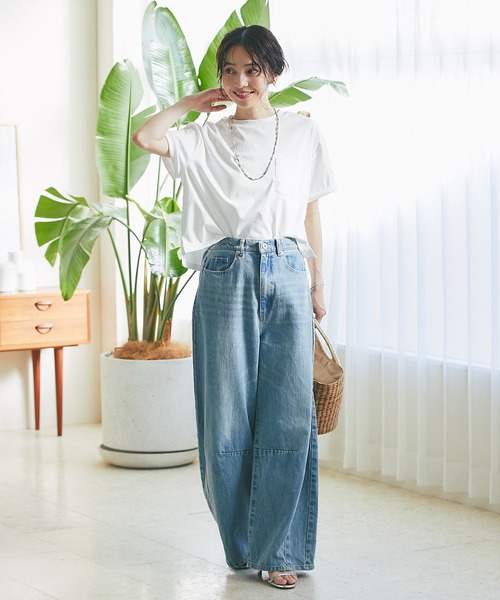 ラブティックボンボンシアーデニムシャツ♡ネイビー♡美品⭐︎ 軽い着心地】シアーデニムシャツ | La boutique BonBon(ラブ