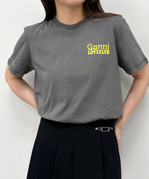 【GANNI / ガニー】 Thin Jersey Loveclub Relaxed