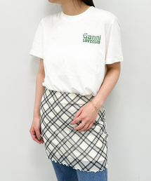 【GANNI / ガニー】 Thin Jersey Loveclub Relaxed