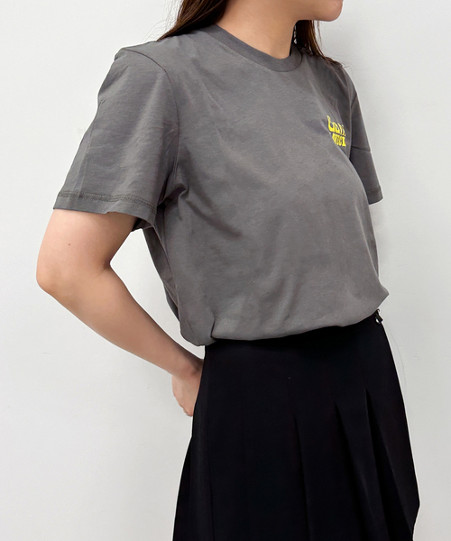 GANNI(ガニー)の「【GANNI / ガニー】 Thin Jersey Loveclub Relaxed(Tシャツ/カットソー・レディース・ブラック系その他/ホワイト・FREE)」の3枚目の写真