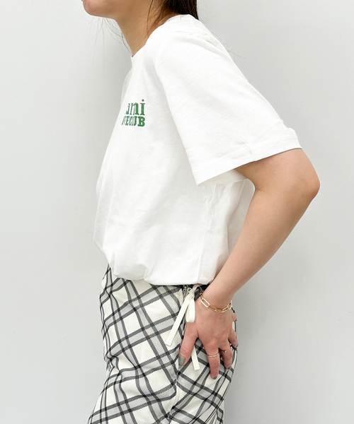 GANNI(ガニー)の「【GANNI / ガニー】 Thin Jersey Loveclub Relaxed(Tシャツ/カットソー・レディース・ブラック系その他/ホワイト・FREE)」の11枚目の写真
