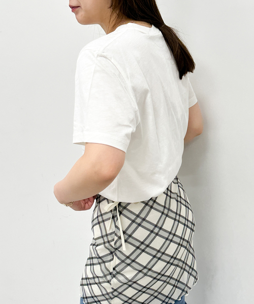 GANNI(ガニー)の「【GANNI / ガニー】 Thin Jersey Loveclub Relaxed(Tシャツ/カットソー・レディース・ブラック系その他/ホワイト・FREE)」の12枚目の写真