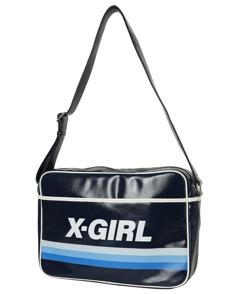 X-girl（エックスガール）の「SHOULDER BAG（ショルダーバッグ・レディース・ブラウン/ネイビー・ONE SIZE）」の7枚目の写真