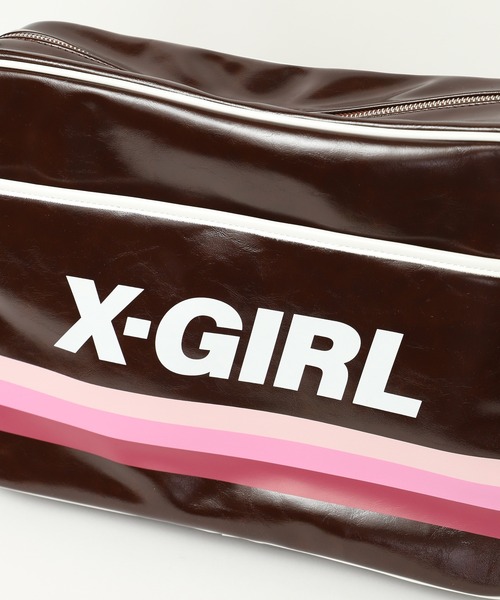 X-girl（エックスガール）の「SHOULDER BAG（ショルダーバッグ・レディース・ブラウン/ネイビー・ONE SIZE）」の11枚目の写真