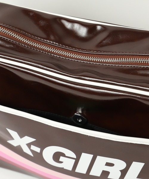 X-girl（エックスガール）の「SHOULDER BAG（ショルダーバッグ・レディース・ブラウン/ネイビー・ONE SIZE）」の12枚目の写真