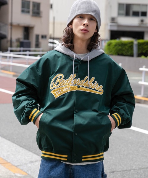 BLACKWEIRDOS フード付きスタジャン BLACKWEIRDOS フード付きスタジャン 楽天市場】フード付き