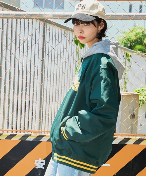 WEGO/【24年秋冬新作】フードワッペンスタジャン（スタジャン）｜WEGO（ウィゴー）