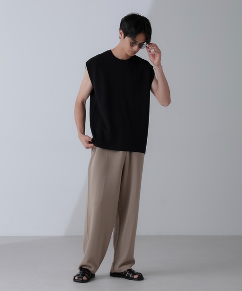 NANO universe（ナノユニバース）の「14ゲージミラノリブニット ロング