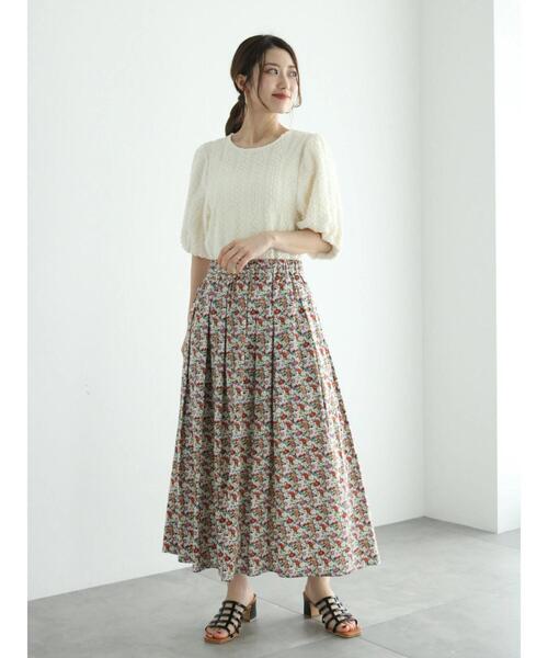 Te chichi（テチチ）の「フクレジャカードボリューム袖プルオーバー（Tシャツ/カットソー・レディース・ブラック/オフホワイト・F）」の20枚目の写真