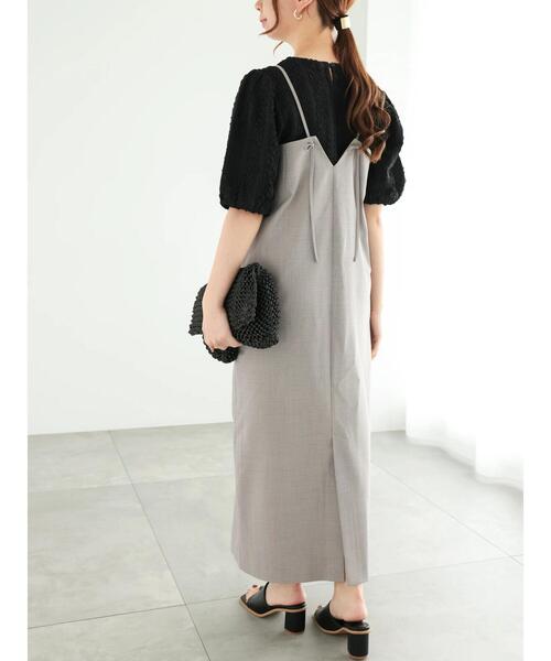 Te chichi（テチチ）の「フクレジャカードボリューム袖プルオーバー（Tシャツ/カットソー・レディース・ブラック/オフホワイト・F）」の18枚目の写真