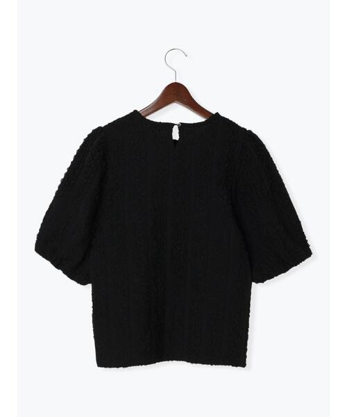 Te chichi（テチチ）の「フクレジャカードボリューム袖プルオーバー（Tシャツ/カットソー・レディース・ブラック/オフホワイト・F）」の13枚目の写真