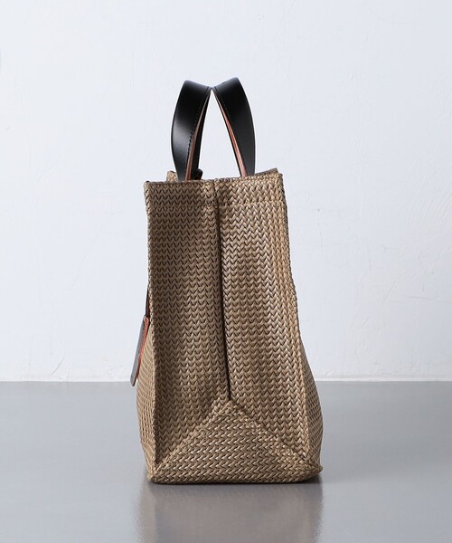 hALON（アーロン）の「＜hALON＞ ソフト メッシュ ミニ トートバッグ（トートバッグ・メンズ・ベージュ/ダークブラウン・FREE）」の11枚目の写真