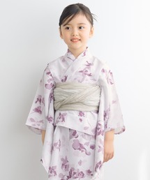 SOUBIEN(ソウビエン)のfloroキッズ浴衣2点セット (浴衣+帯) 子ども 110/120/130cm(浴衣)