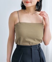 カップ付きベアキャミソール【低身長・小柄女性】