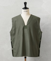 WAIPER.inc（ワイパーインク）の「実物 新品 デッドストック フランス軍 HBT（ヘリンボーンツイル）GAO プルオーバー ベスト（ベスト・メンズ）」