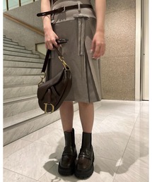 スカート epine middle 2way ribbon pleats skirt epine（エピヌ）の「middle 2way ribbon pleats skirt（スカート