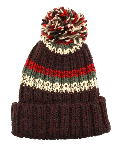 チャイハネ（チャイハネ）の「【チャイハネ】ボーヌニットキャップ（ユニセックス）（ニットキャップ/ビーニー・レディース・ベージュ/カーキ/レッド/パープル/ターコイズブルー/ワイン/ブラウン/イエロー/ブラック系その他・FREE）」の3枚目の写真