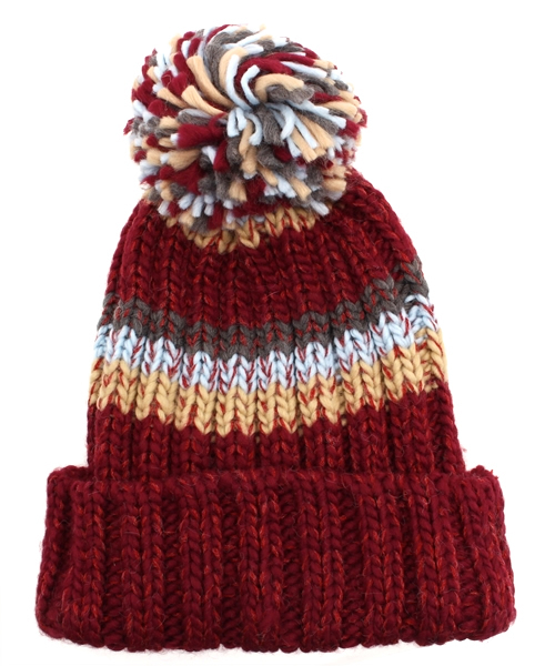 チャイハネ（チャイハネ）の「【チャイハネ】ボーヌニットキャップ（ユニセックス）（ニットキャップ/ビーニー・レディース・ベージュ/カーキ/レッド/パープル/ターコイズブルー/ワイン/ブラウン/イエロー/ブラック系その他・FREE）」の9枚目の写真