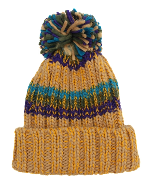 チャイハネ（チャイハネ）の「【チャイハネ】ボーヌニットキャップ（ユニセックス）（ニットキャップ/ビーニー・レディース・ベージュ/カーキ/レッド/パープル/ターコイズブルー/ワイン/ブラウン/イエロー/ブラック系その他・FREE）」の11枚目の写真