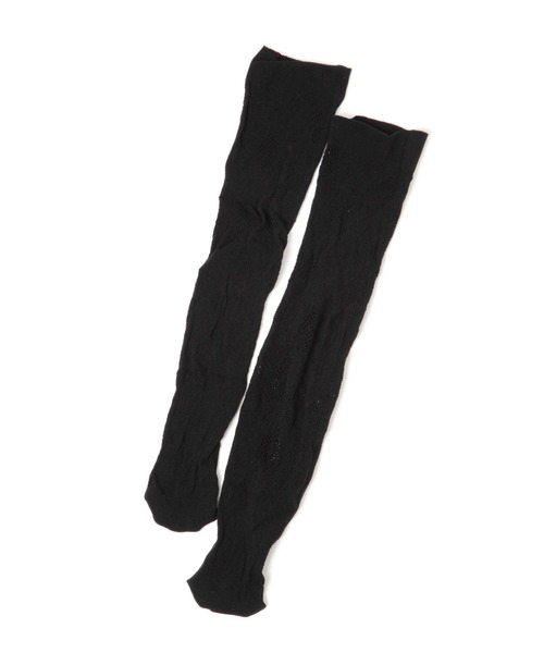 Heather(ヘザー)の「レースSOX 137310(ソックス/靴下・レディース・ホワイト/ブラック・FREE)」の4枚目の写真