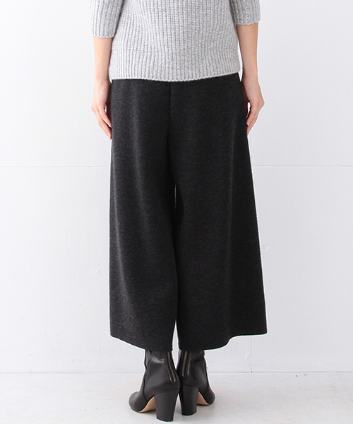 Demi-Luxe BEAMS（デミルクス ビームス）の「【BAILA1月号掲載】Demi-Luxe BEAMS / ミラノリブ ワイドパンツ（その他パンツ・レディース・チャコールグレー/ネイビー・ONE SIZE）」の15枚目の写真