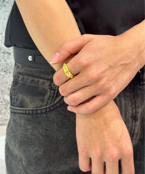 Burner(バーナー)の「【blatto 925silver】デザインリング フリーサイズ bla-ring-00602(リング・レディース・ゴールド・FREE)」の1枚目の写真