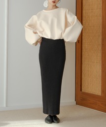 hinari | Iラインシルエットニットスカート(スカート)